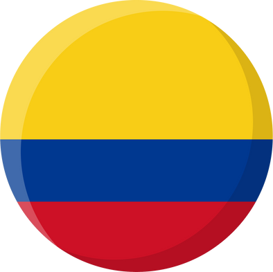 Colombia Flag Circle